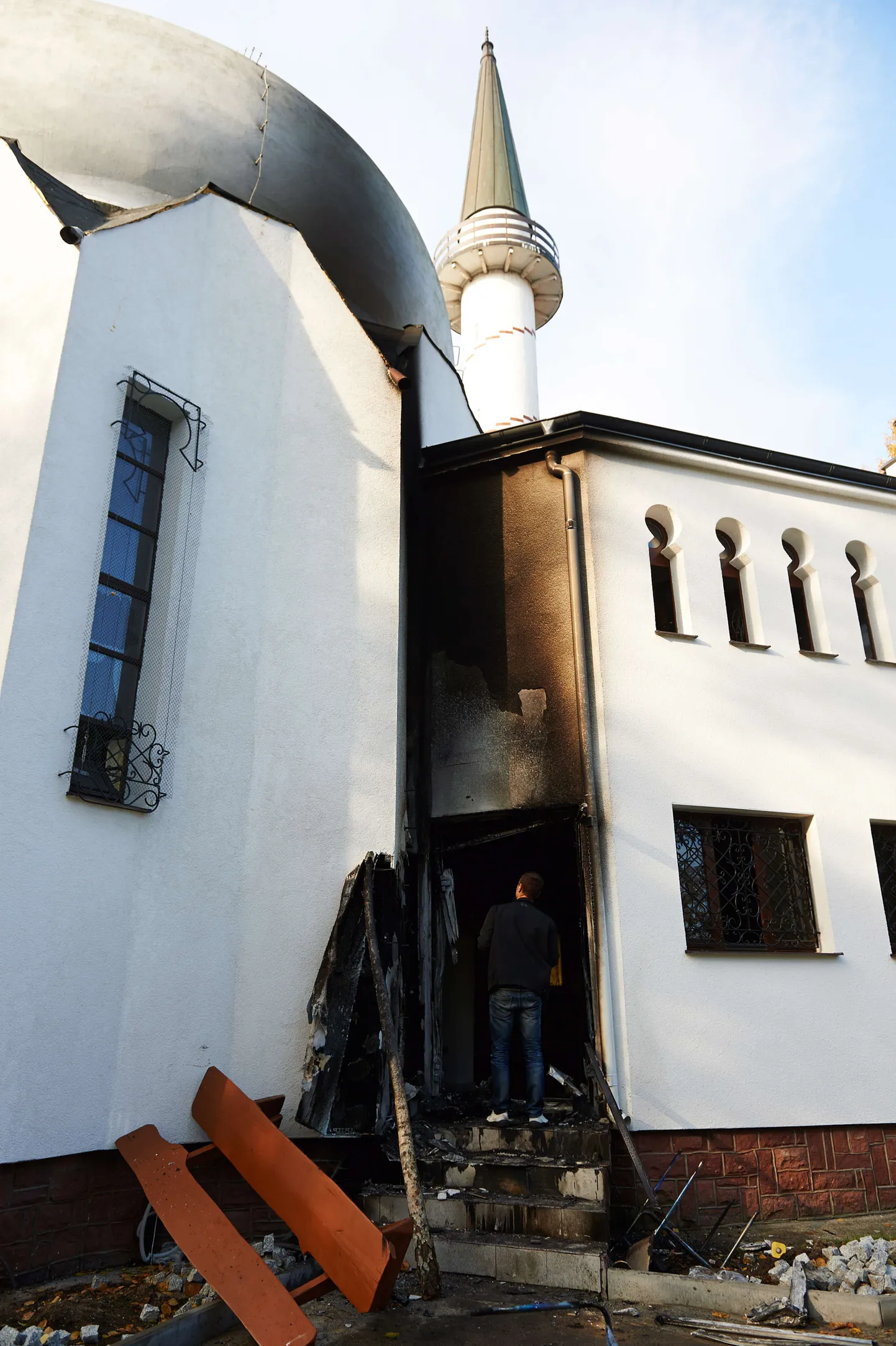 Selgus, et möödunud nädalal Gdanskis toimunud mošeepõlengu põhjustas pomm.