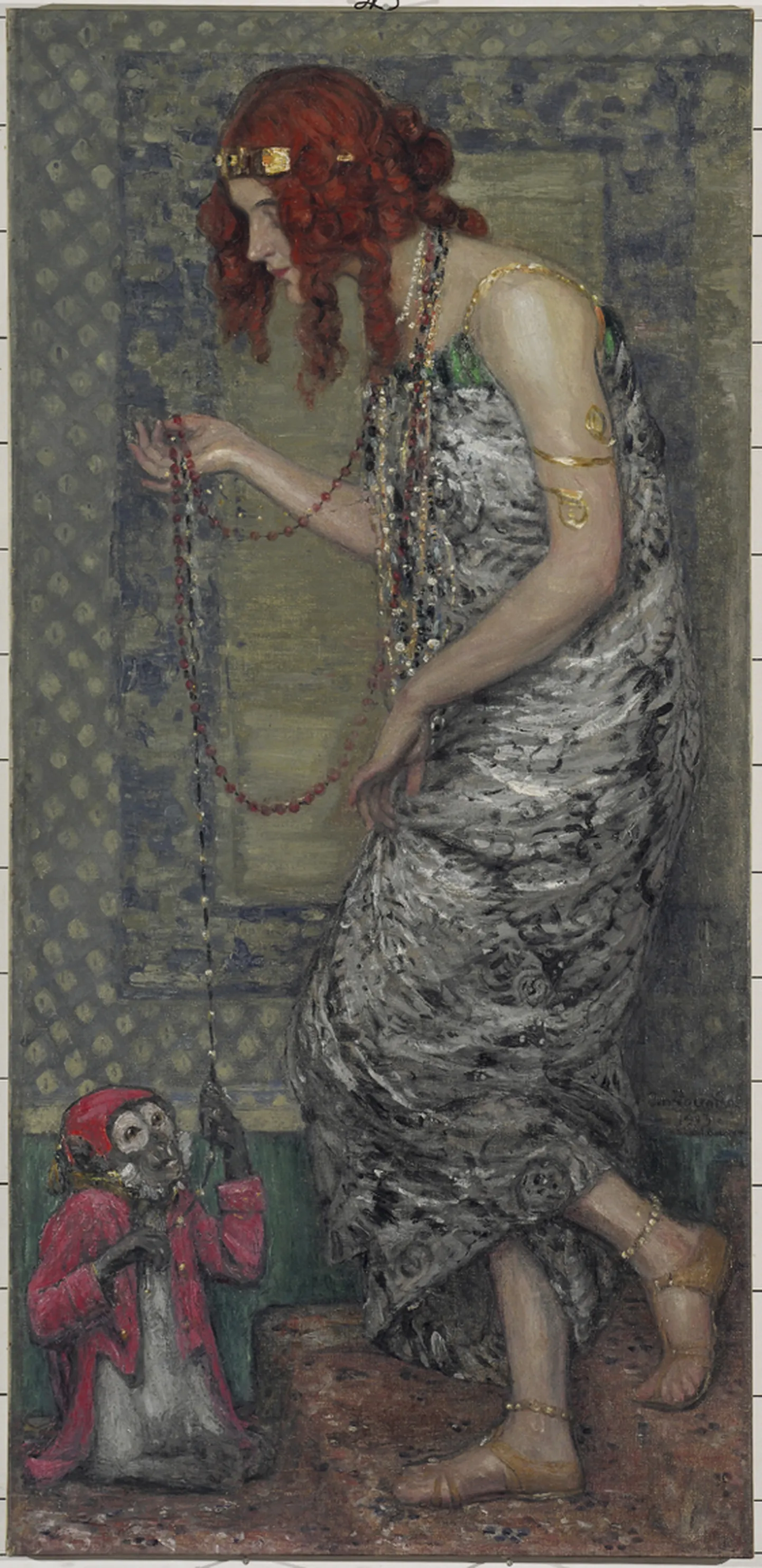 Janis Rozentāls. Printsess pärdikuga. 1913. Läti Rahvuslik Kunstimuuseum.