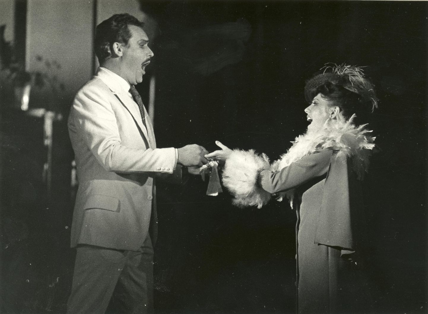 Sirje ja Väino Puura operetis «Savoy ball» (1982).