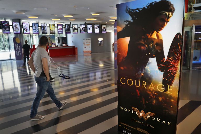 Filmi «Wonder Woman» reklaamplakat Liibanonis Beirutis