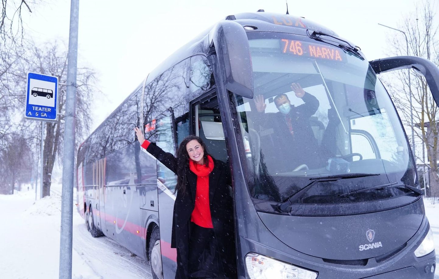 Bussifirma Lux Express bussid peatuvad uuest aastast ka Rakvere teatri juures.
