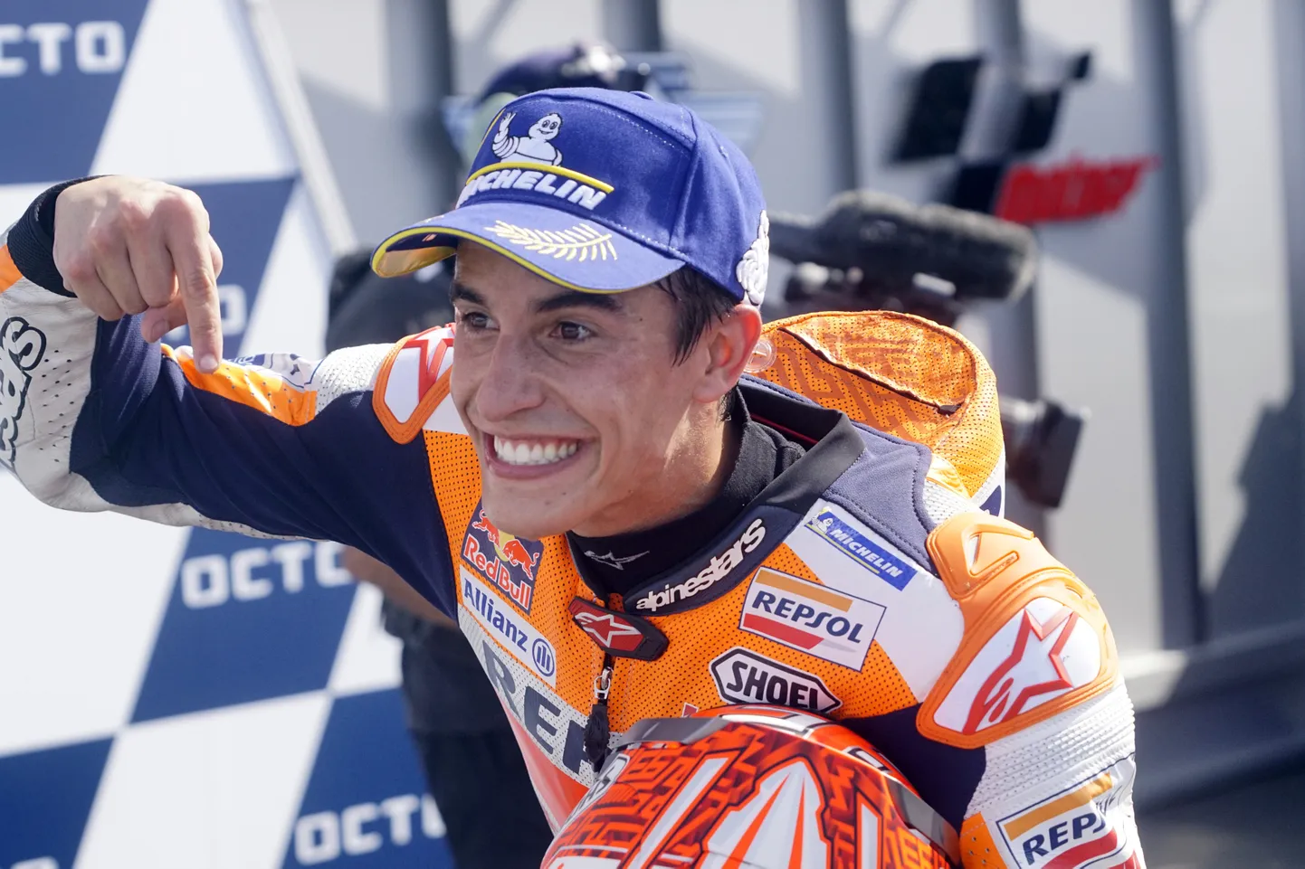 Moto GP San Marino etapi võitja Marc Marquez