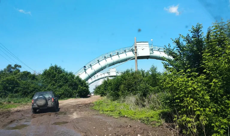 Август 2020 года. Водовод пресной воды из Северского Донца для поставки питьевой воды на оккупированную территорию.