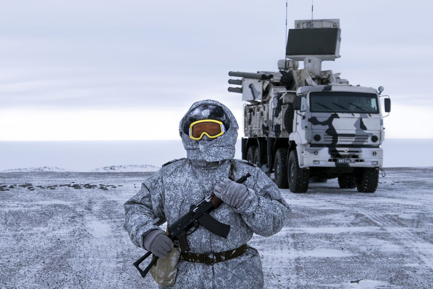 Vene sõdur Arktikas.