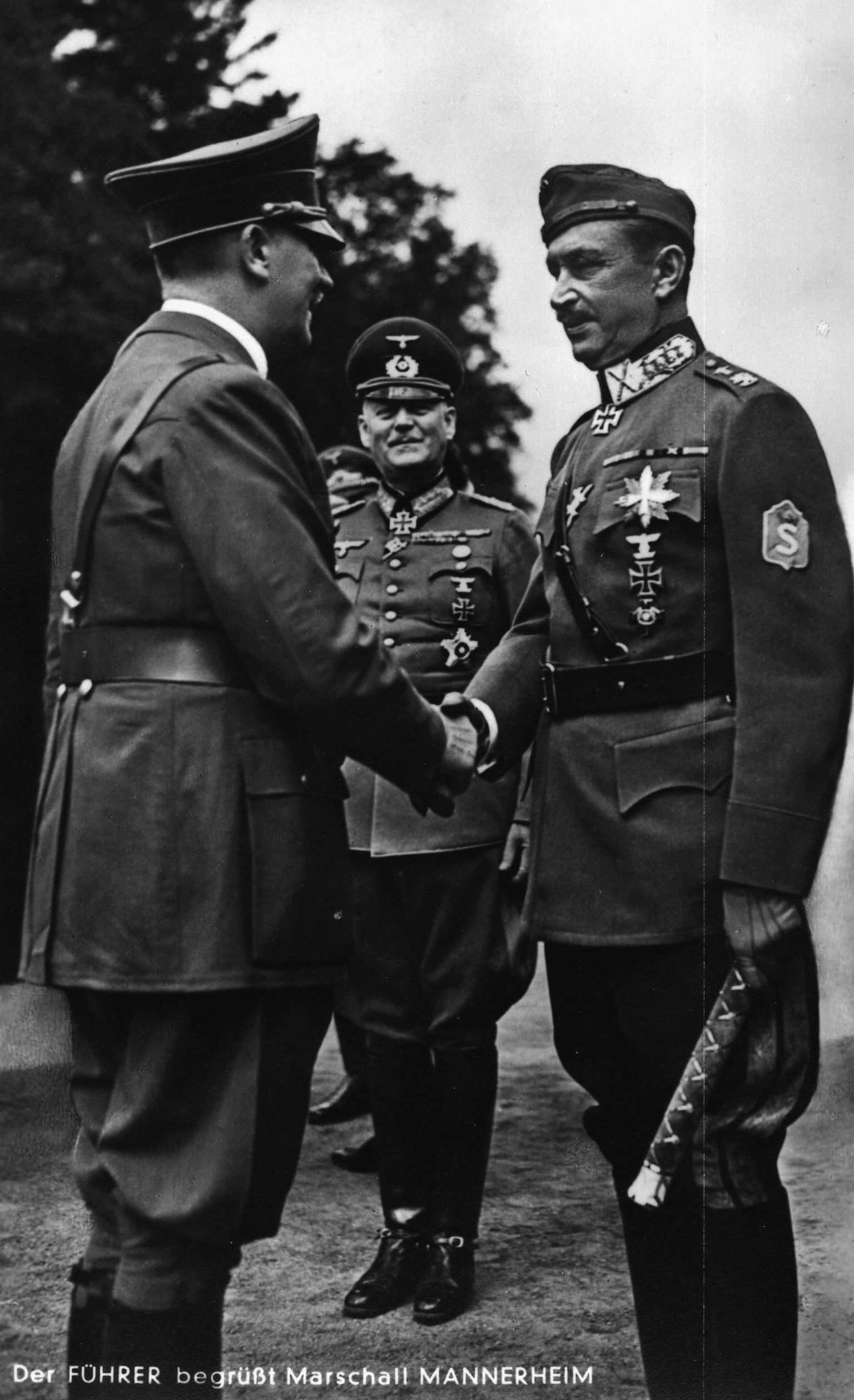 Saksa juhi Adolf Hitleri ja Soome marssali Carl Gustaf Mannerheimi kohtumine 1942. aasta juunis Soomes Imatras