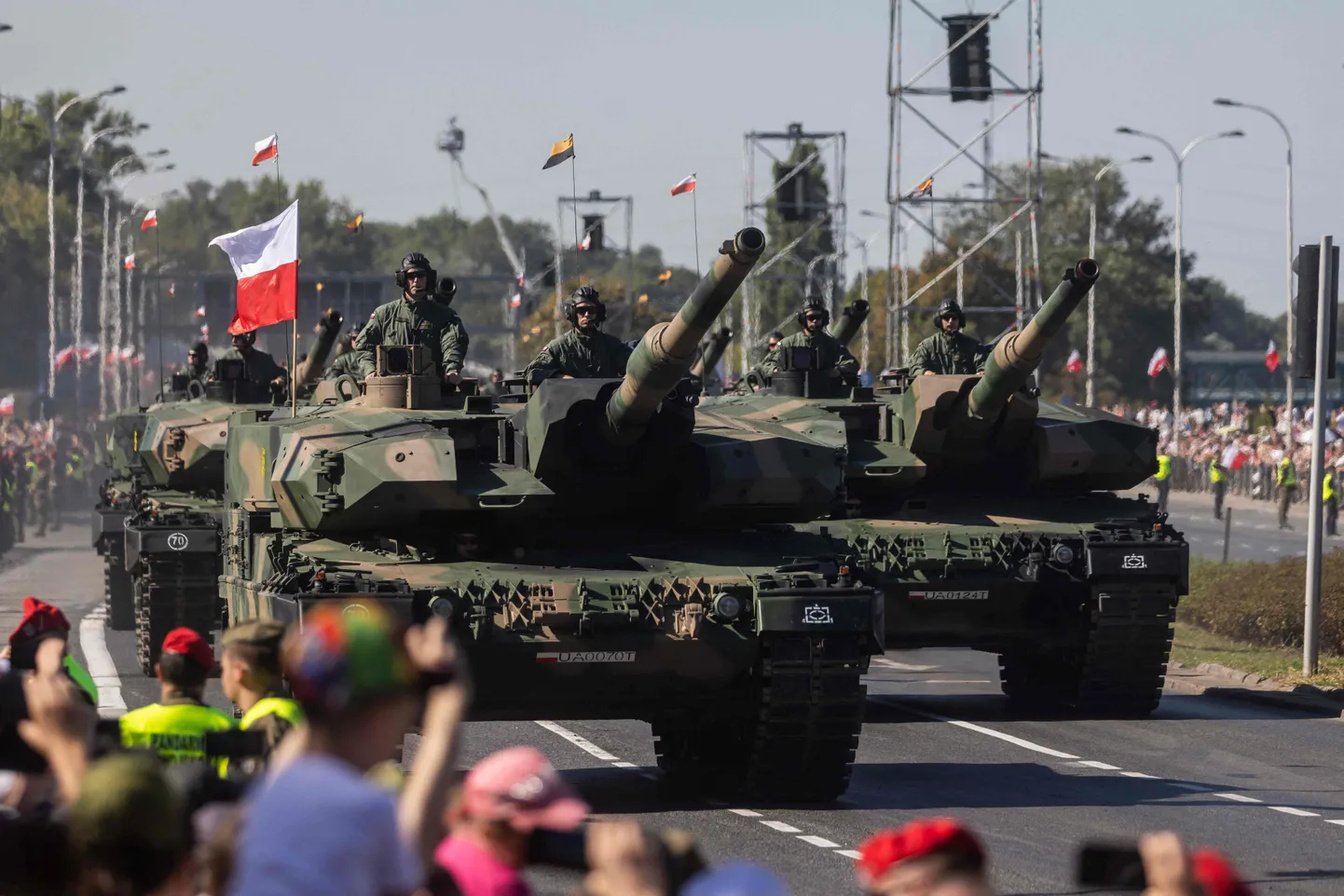 Военный парад в Польше.