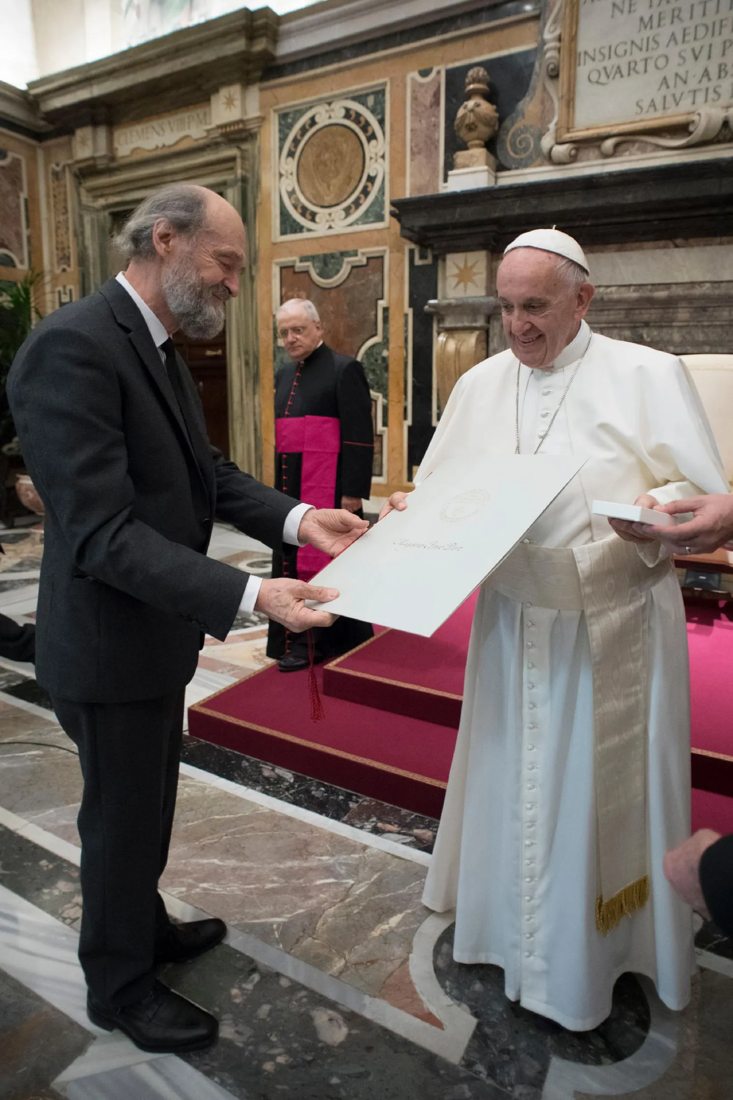 Nädalavahetusel võttis paavst Franciscus vastu Arvo Pärdi, et anda talle üle Ratzingeri preemia.