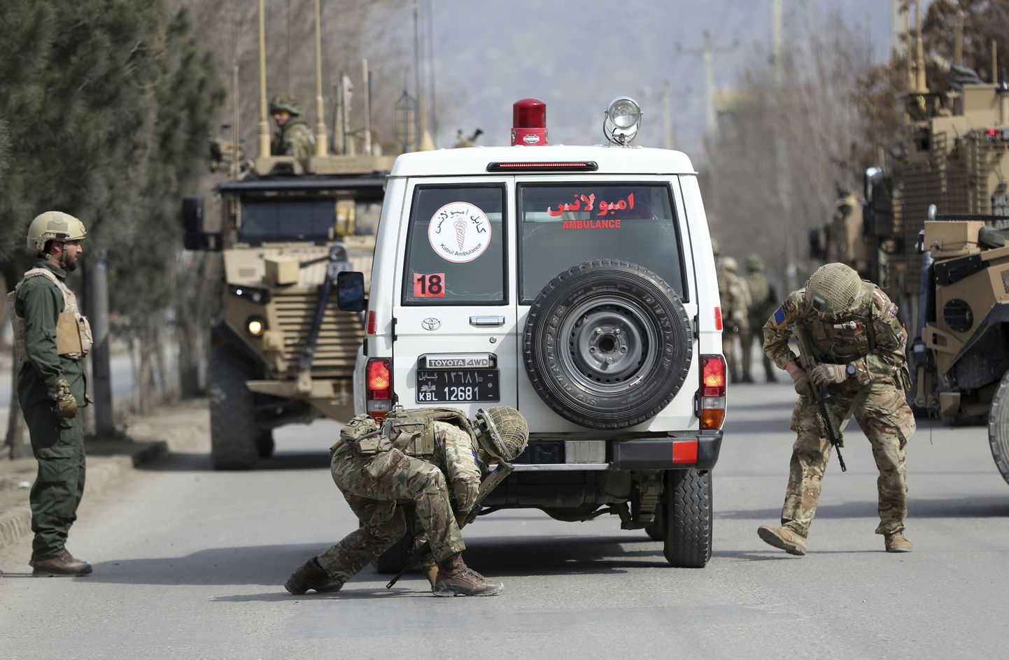 NATO sõdurid Kabulis Resolute Supporti missioonil.