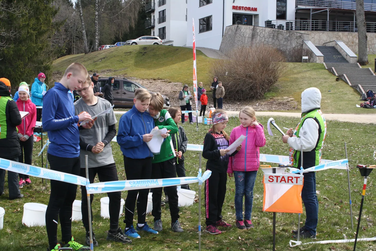 Valgamaa koolinoorte karikavõistlused orienteerumises said teoks Pühajärvel.