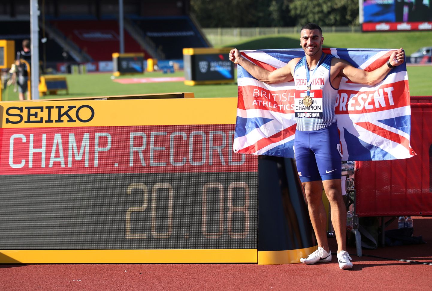 Briti sprinter Adam Gemili püstitas nädalapäevad tagasi Suurbritannia meistrivõistluste rekordi 200 meetri jooksus ajaga 20,08.