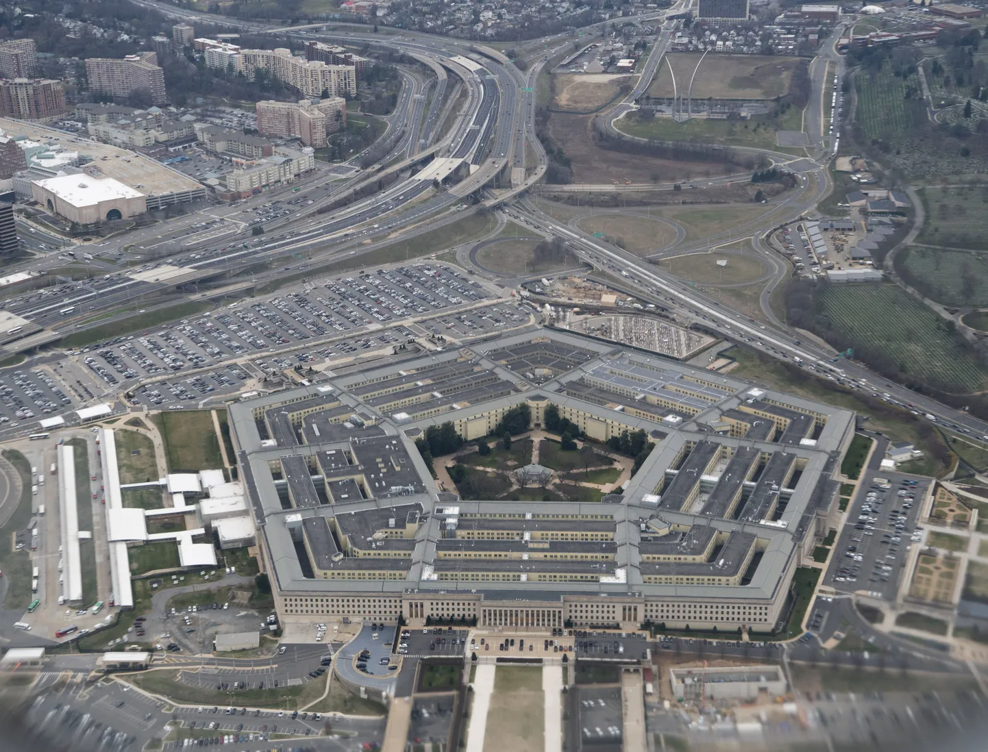 USA kaitseministeeriumi hoone Pentagon.