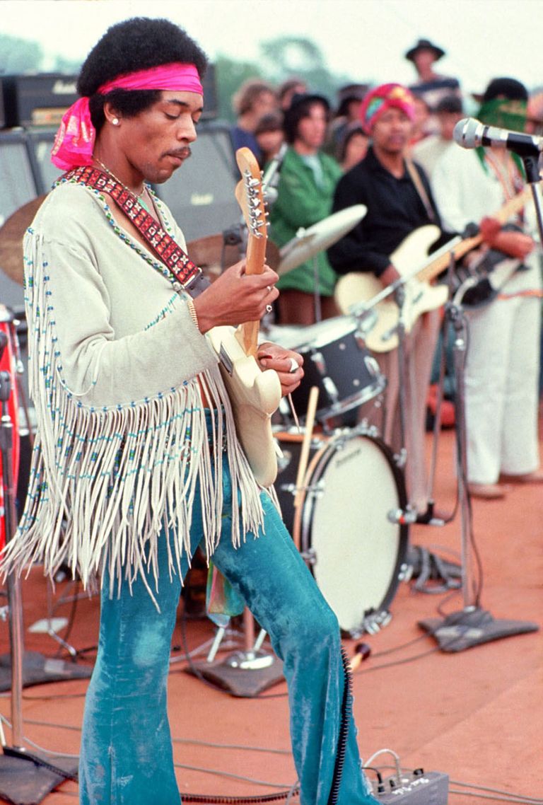 Jimi Hendrix esinemas Woodstocki festivalil. 15. august 1969.