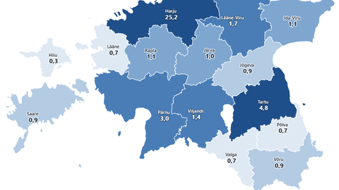 Eesti maa väärtus on 44 miljardit eurot
