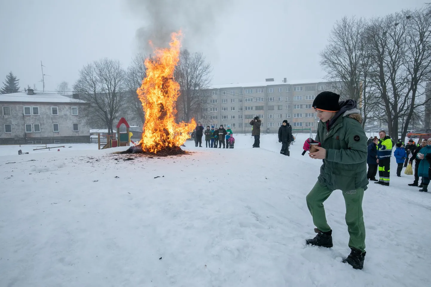 Üritus "Hüvasti, maslenitsa!" kahe aasta eest Tapa linnas.