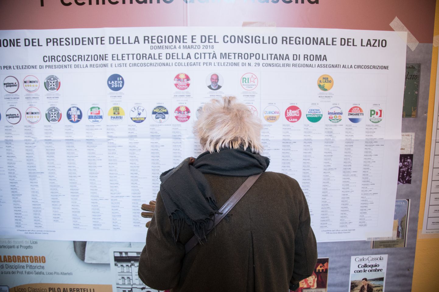 Itaalia peaminister Paolo Gentiloni valimistel hääletamas.