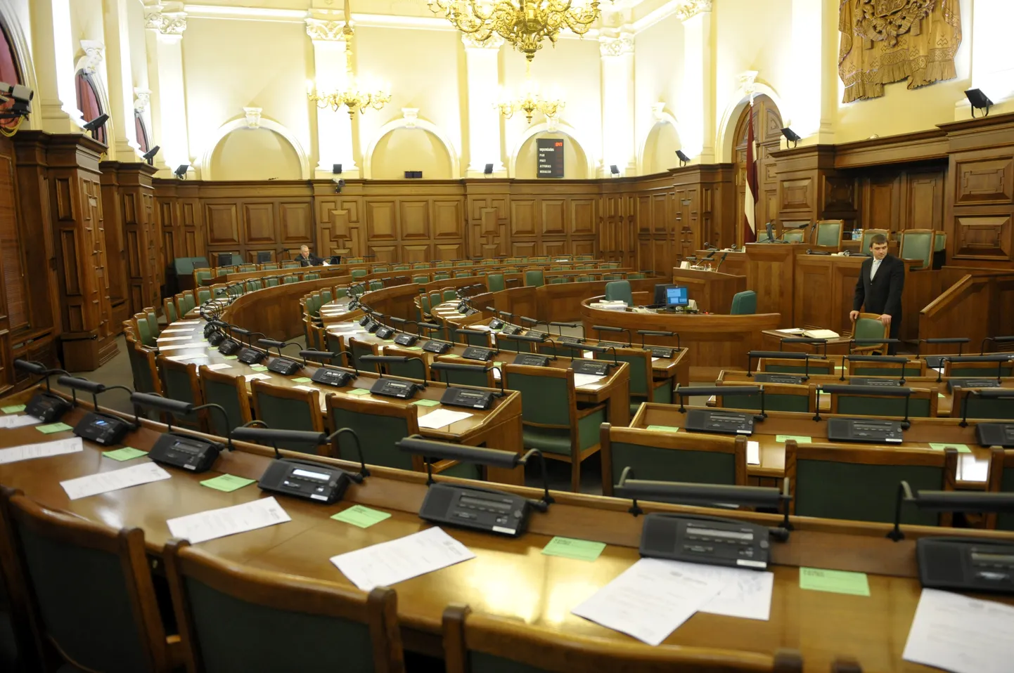 Saeimas plenārsēžu zāle