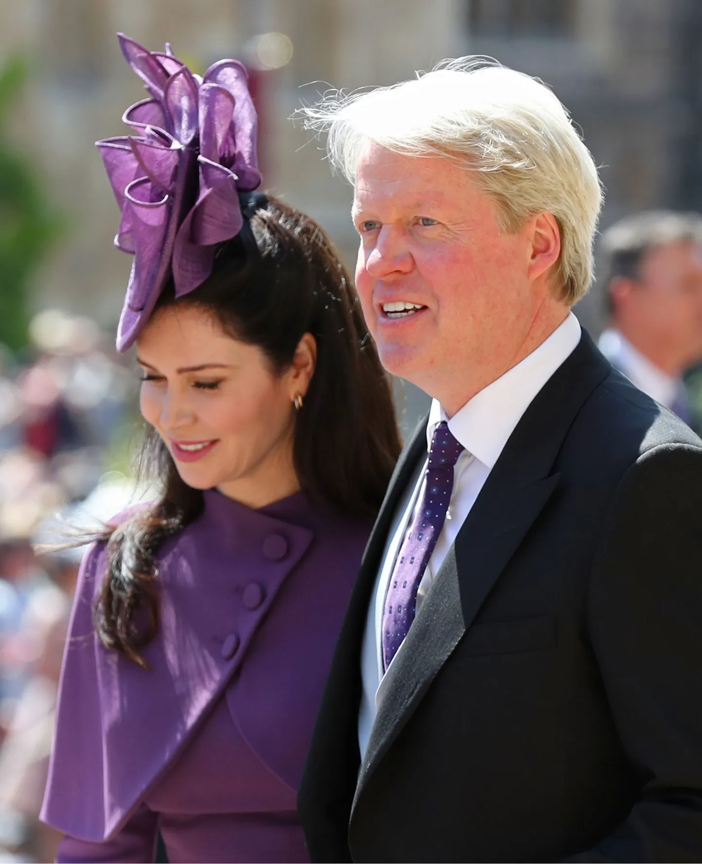 Charles Spencer ja ta naine Karen Spencer 19. mail 2018 prints Harry ja Meghan Markle'i pulmas. Charles Spencer oli printsess Diana noorem vend ja on prints Harry onu. Charles ja Karen lahutavad nüüd.