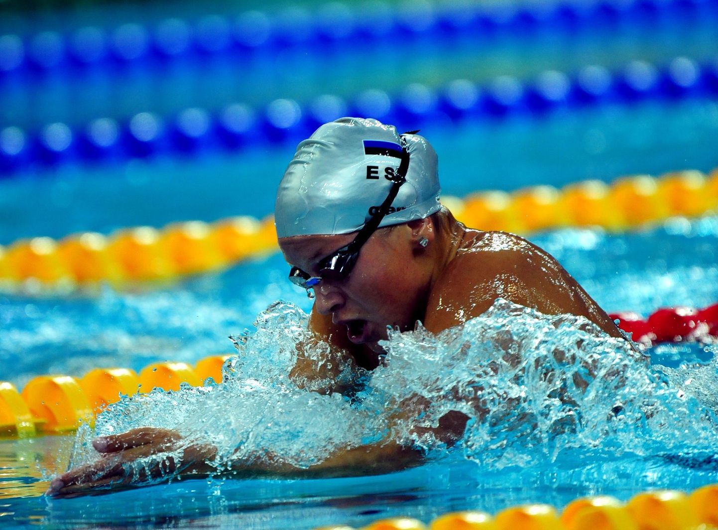TLNPM08: OLÜMPIA2008  :PEKING,HIINA,09 AUG08.
Anna-Liisa Põld ujumas 400m kompleksi
rp/FOTO RAIGO PAJULA/POSTIMEES