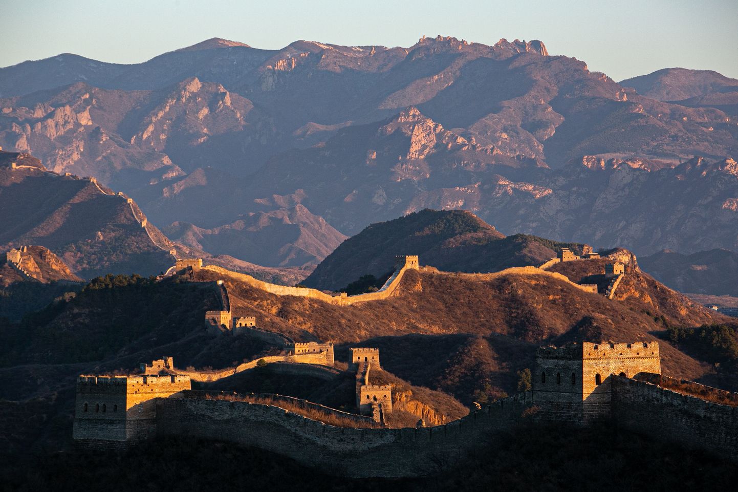 Suur Hiina müür Pekingi lähistel.
