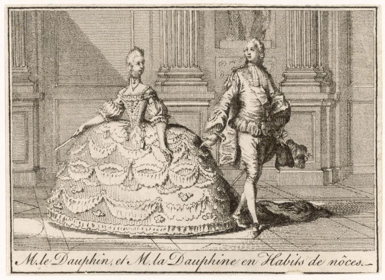 Louis XVI ja Marie Antoinette pulmarõivais