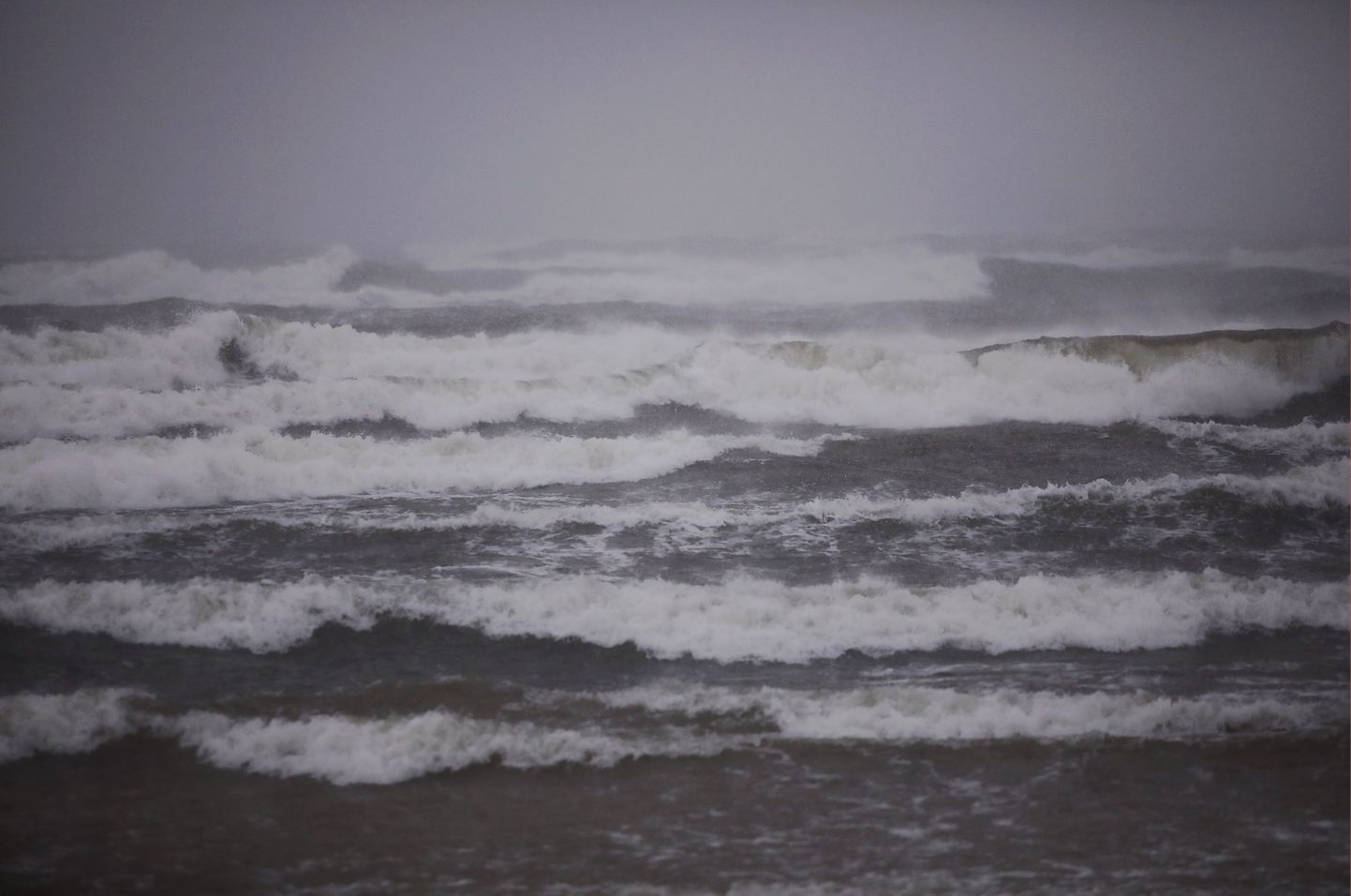 Jūra vētras laikā.