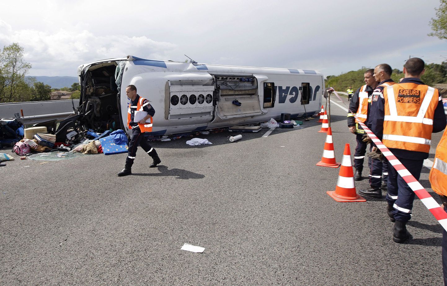 Bussiõnnetus Lõuna-Prantsusmaal.