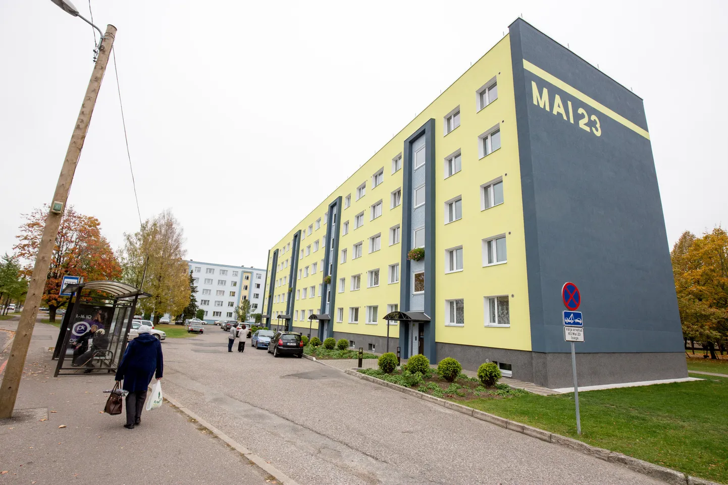 Renoveeritud kortermaja.