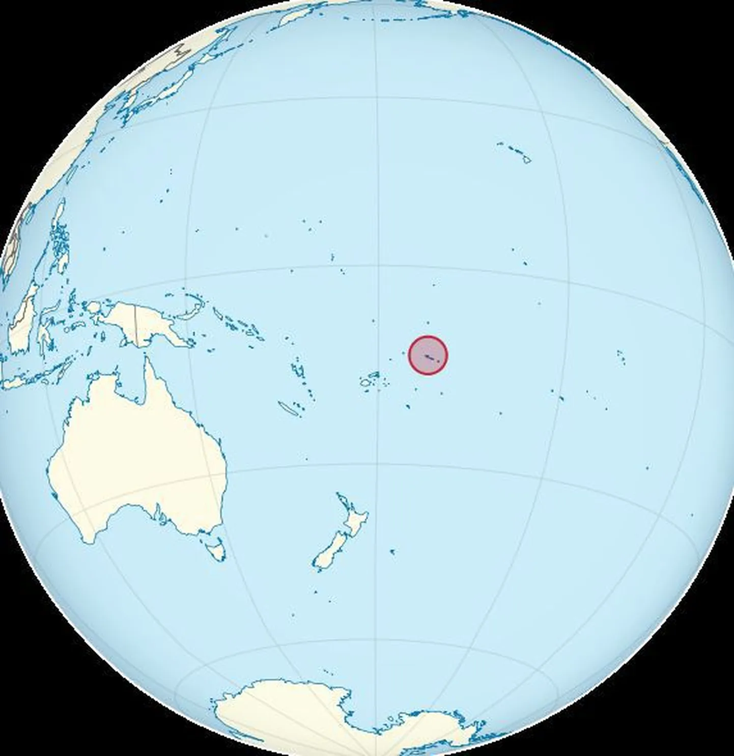 Samoa asukoht Vaikses ooekanis