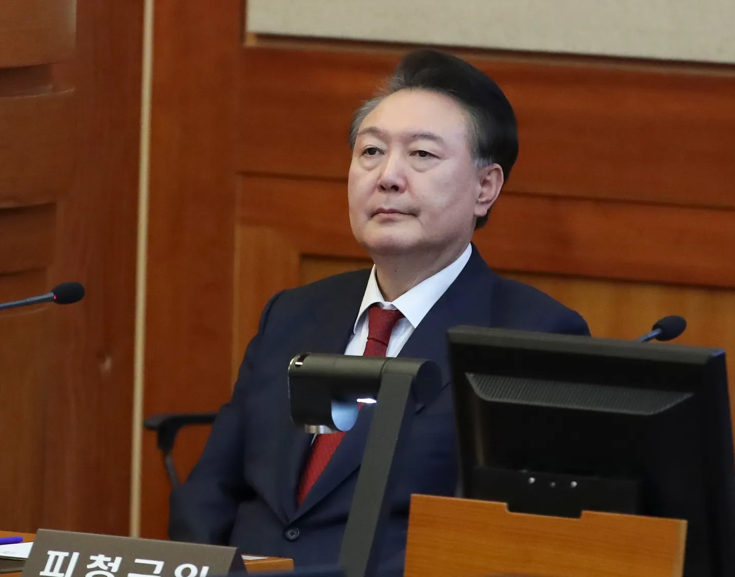 Lõuna-Korea umbusaldatud president Yoon Suk-yeol. 20. veebruar 2025.
