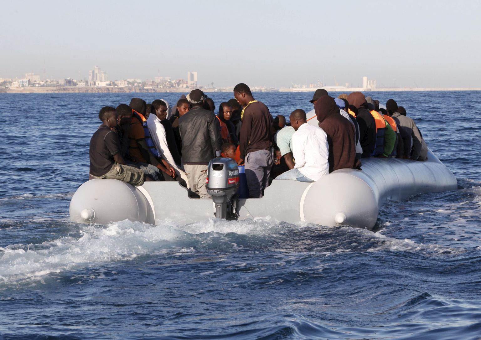 Põgenikud, kes tahavad jõuda Liibüast Euroopasse