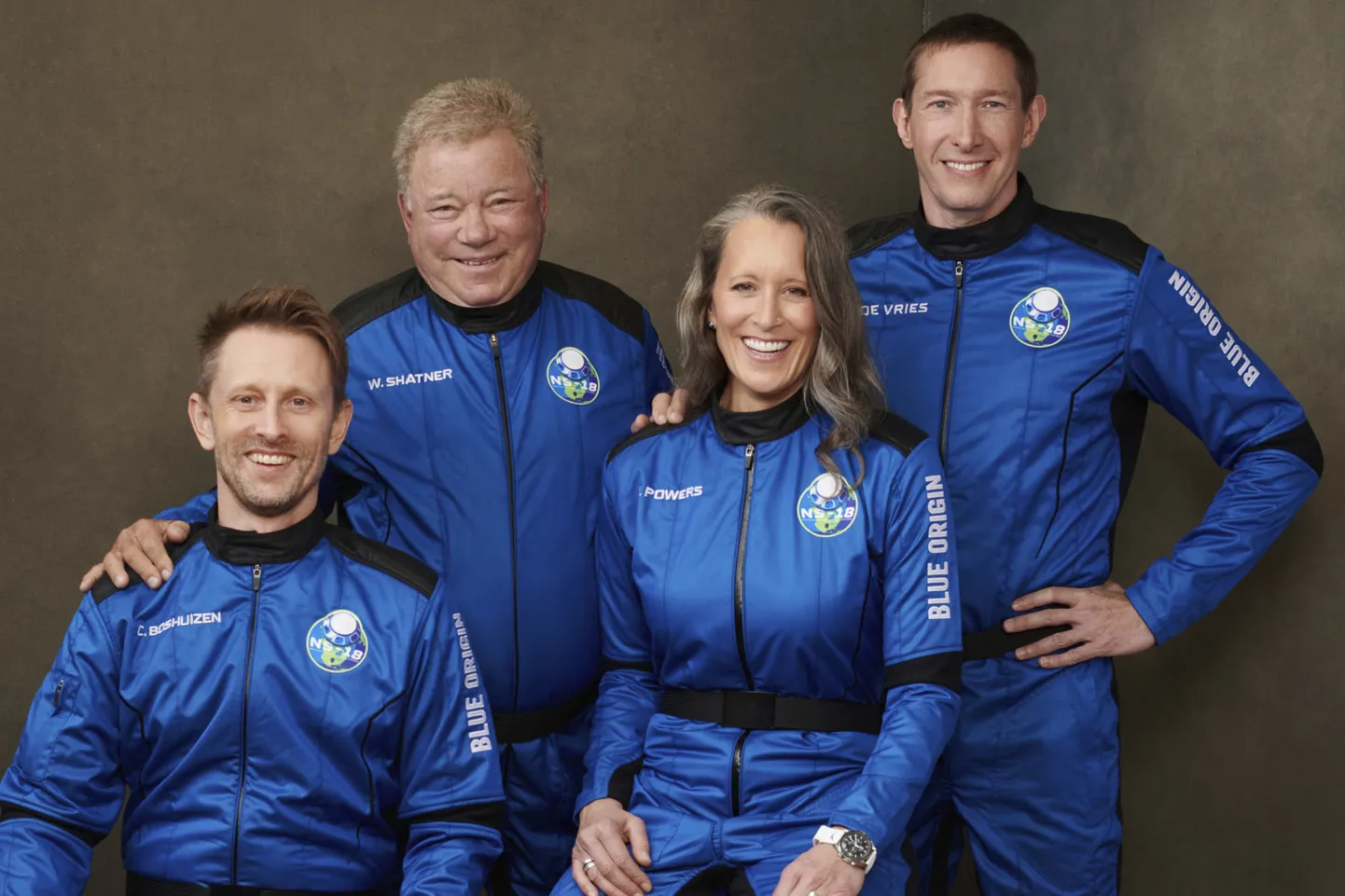 Pildil vasakult Chris Boshuizen, William Shatner, Audrey Powers ja Glen de Vries.