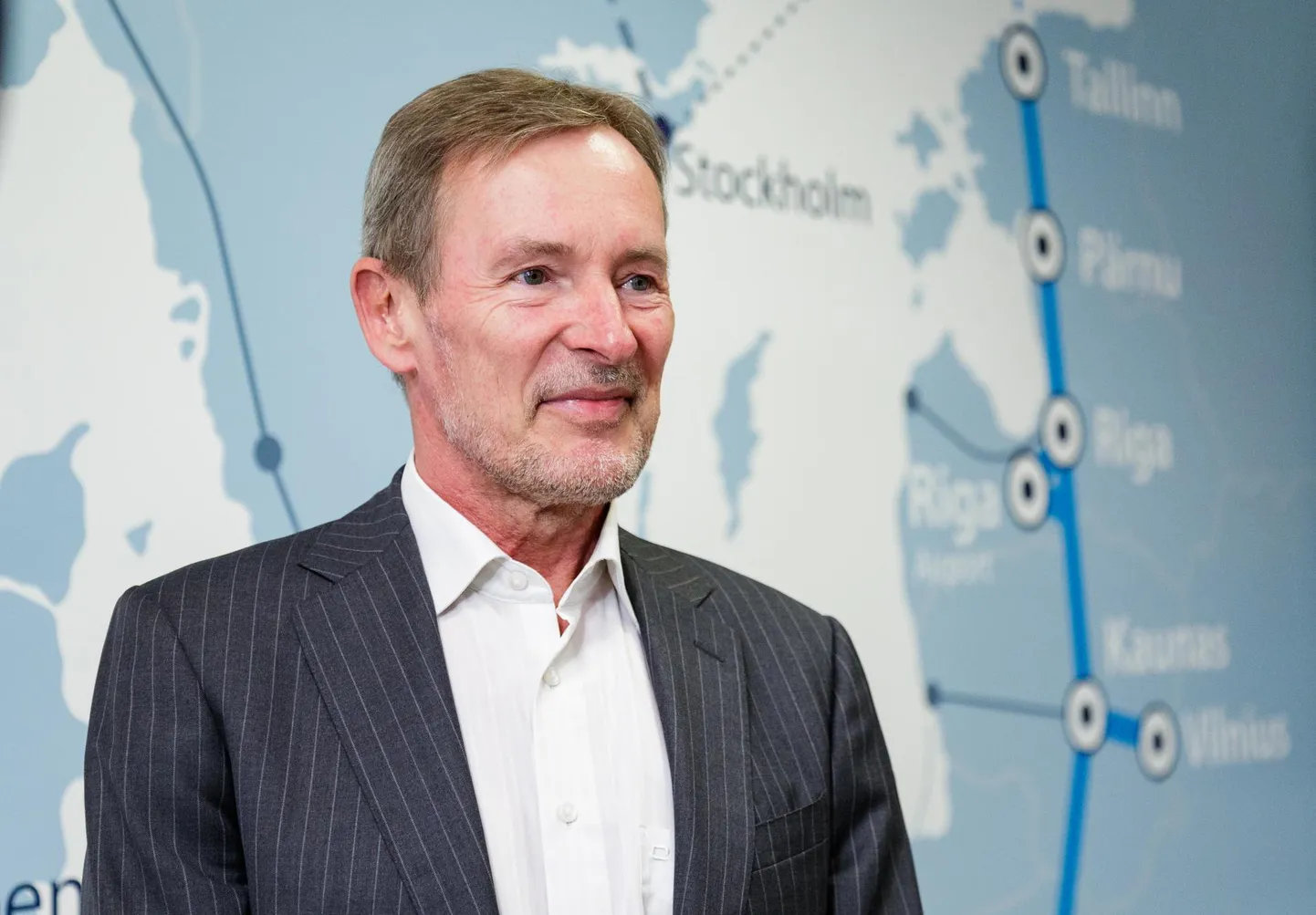 OÜ Rail Baltic Estonia juhatuse esimees Tõnu Grünberg.