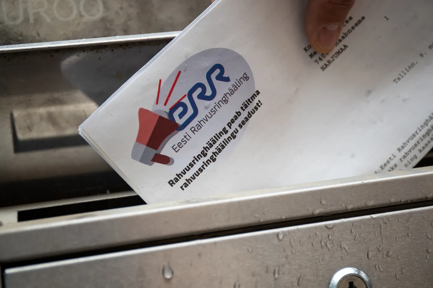 13.05.2019. Tallinn. Varro Vooglaidi kampaania ERR vastu otsepostitusega. FOTO: EERO VABAMÄGI/POSTIMEES