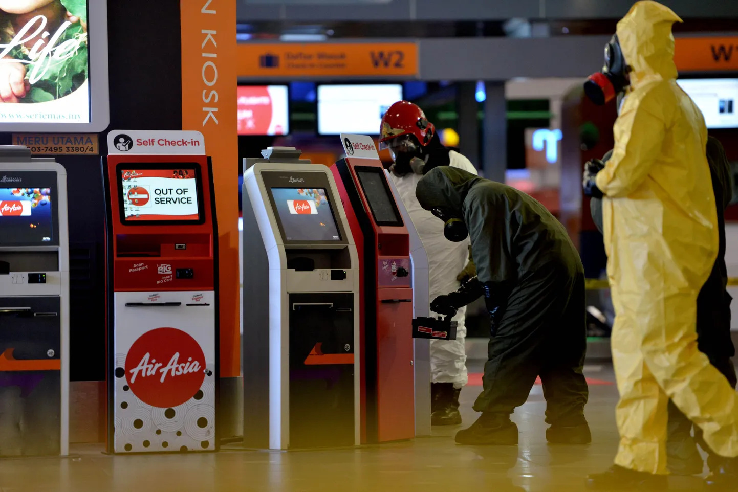 Operatsioon Kuala Lumpuri lennujaamas.