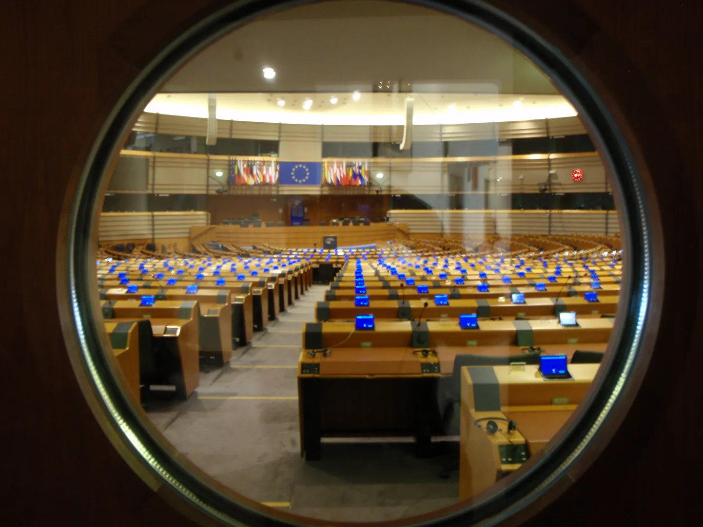 Euroopa Parlamendi saal Brüsselis.