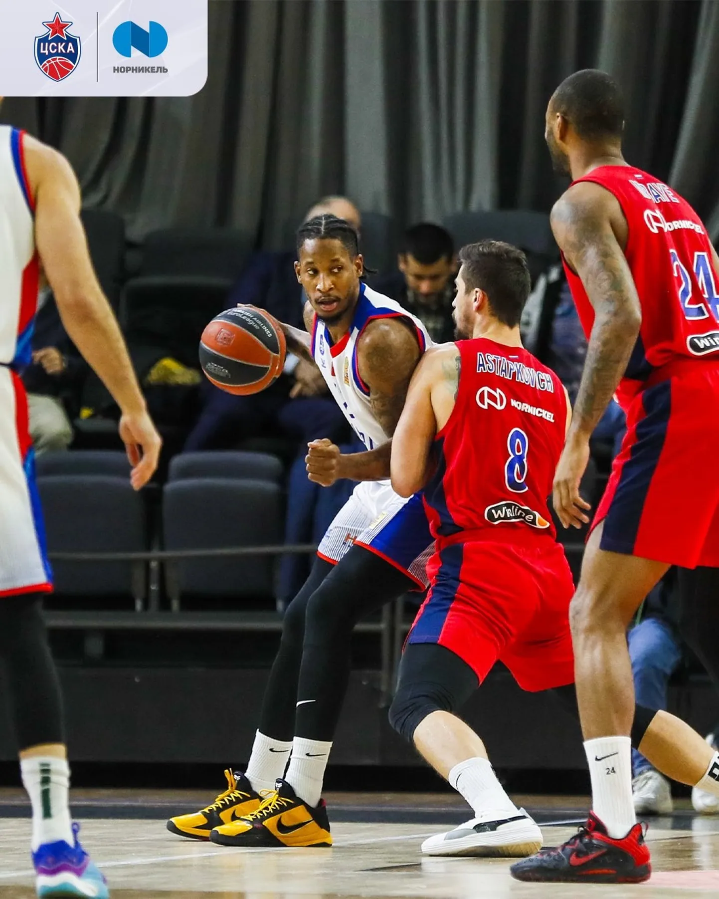 Will Clyburn (palliga) mängis Moskva CSKAs 2017–2022.