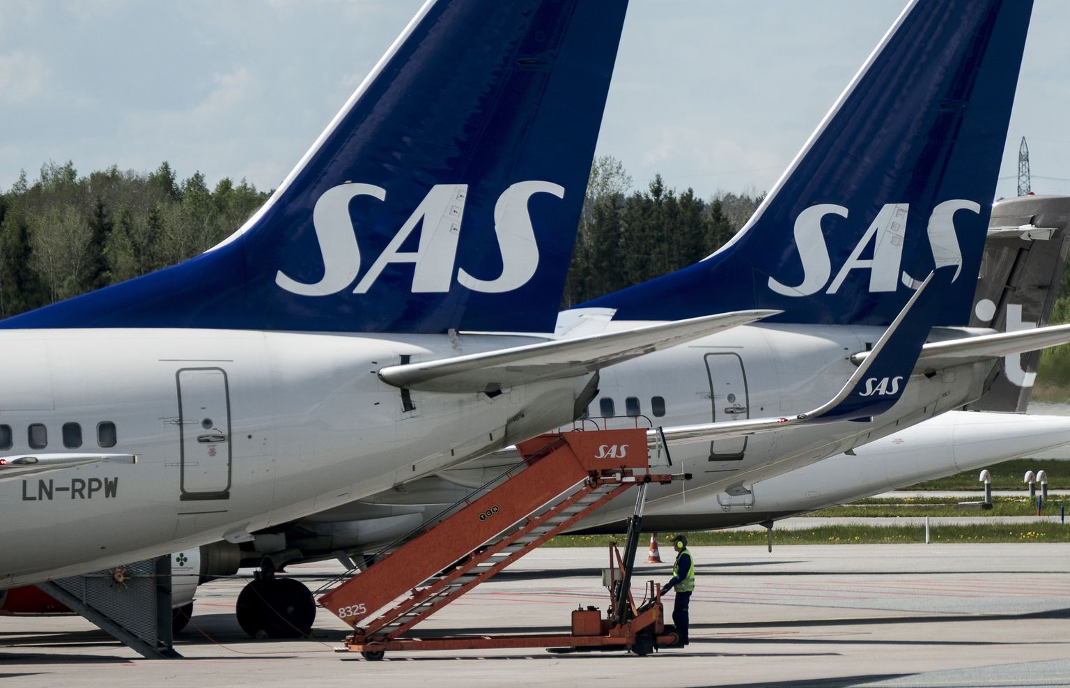 SAS lennukid Arlanda lennujaamas Rootsis