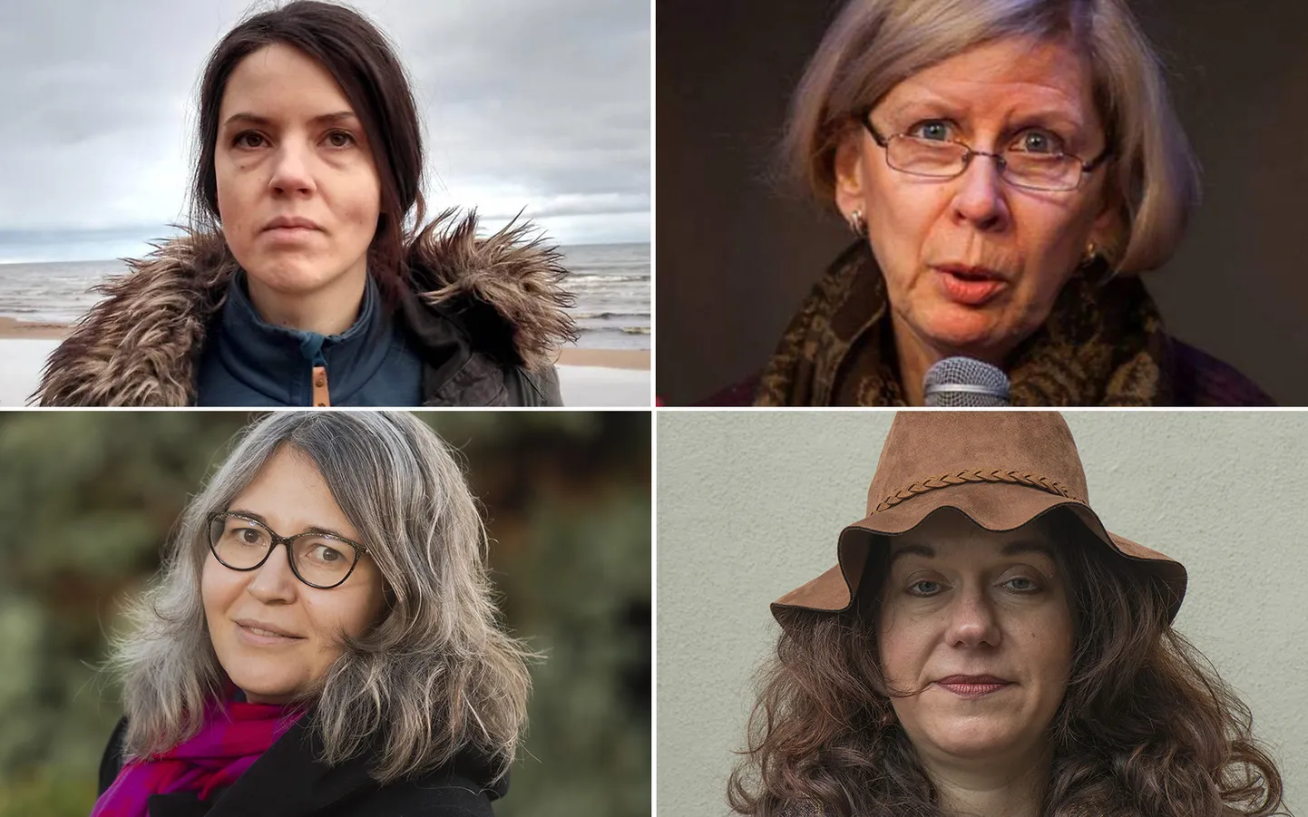 Pulksteņrādītāja virzienā no kreisās: Santa Remere, Valda Čakare, Anna Auziņa, Stella Pelše