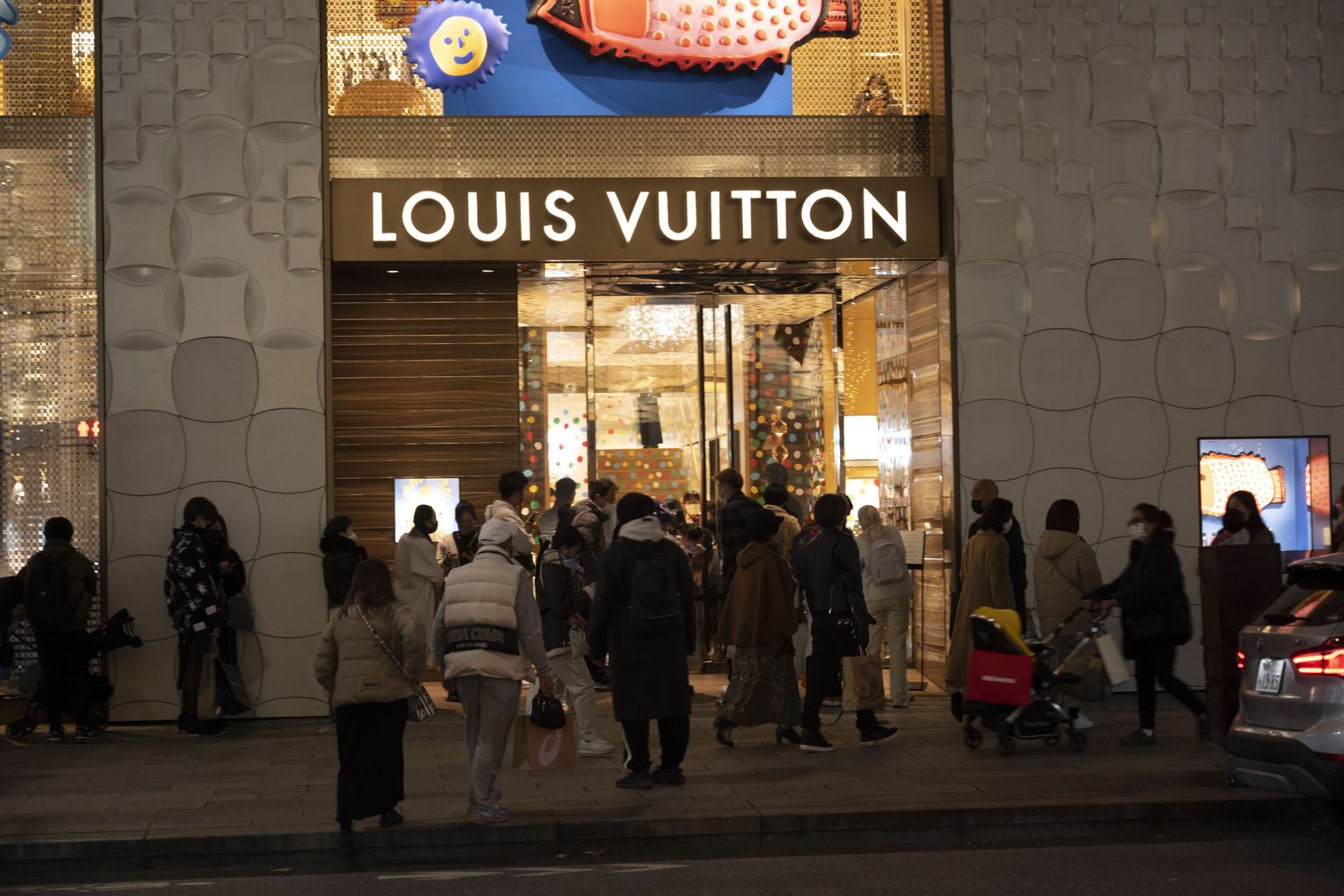 Louis Vuittoni kauplus Tokyos.