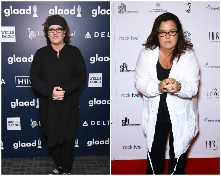 Rosie O’Donnell 2017 ja 2012 / Scanpix