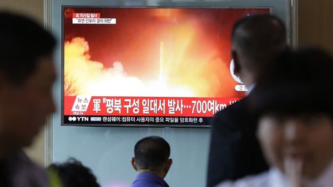 Северная Корея запустила очередную ракету 