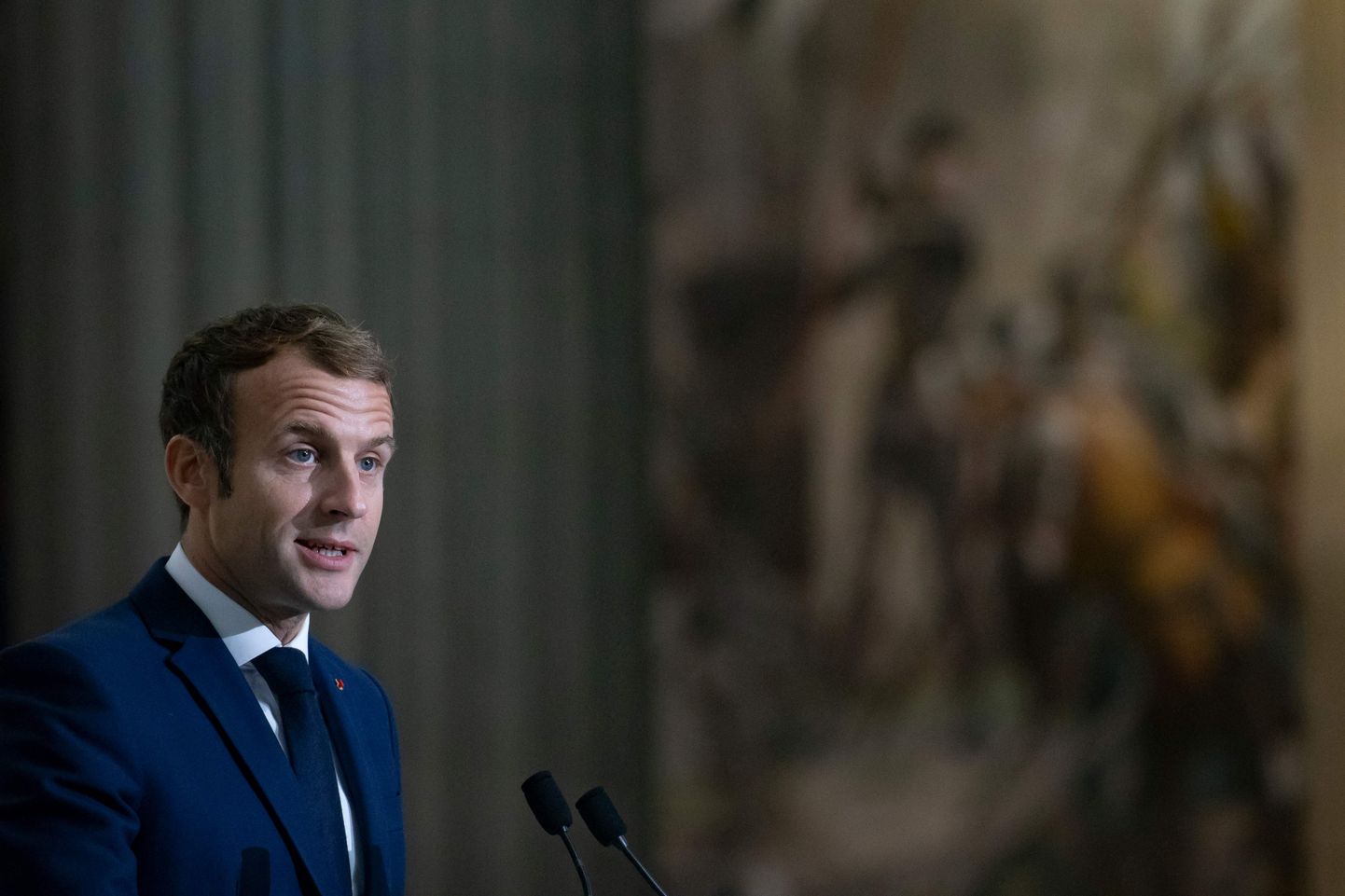 Prantsuse president Emmanuel Macron. Foto
Ian LANGSDON / POOL / AFP