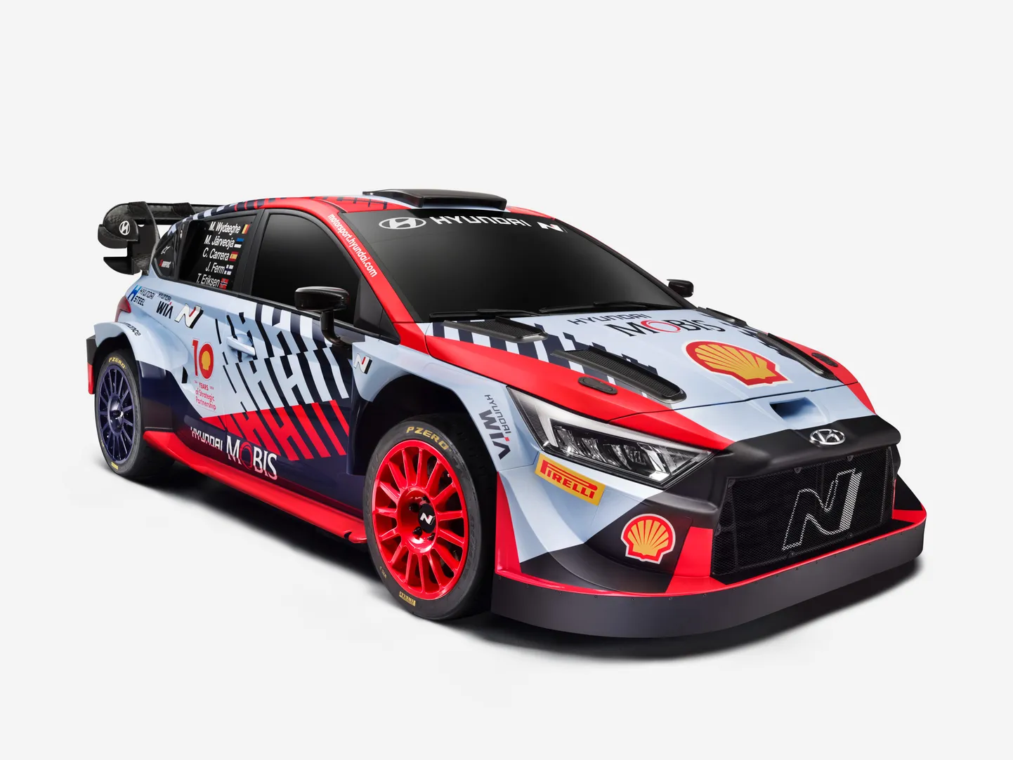 Hyundai i20 N Rally1-auto 2024. aastal.