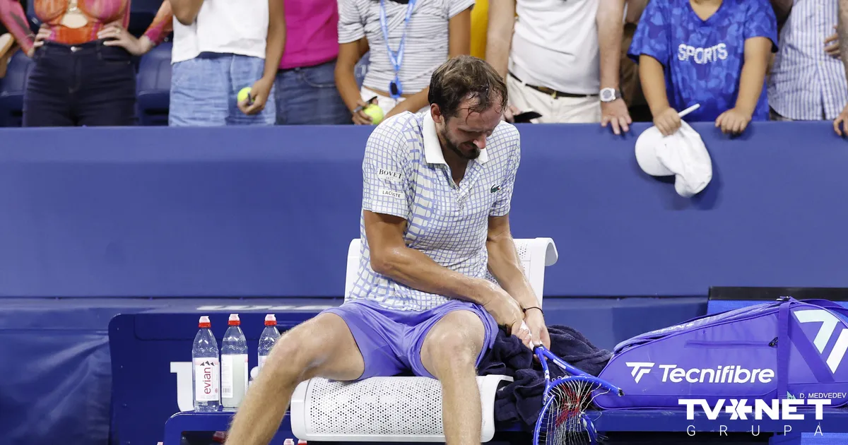 Video⟩ Scandalous “US Open” start – Medvedev loses control and shame himself