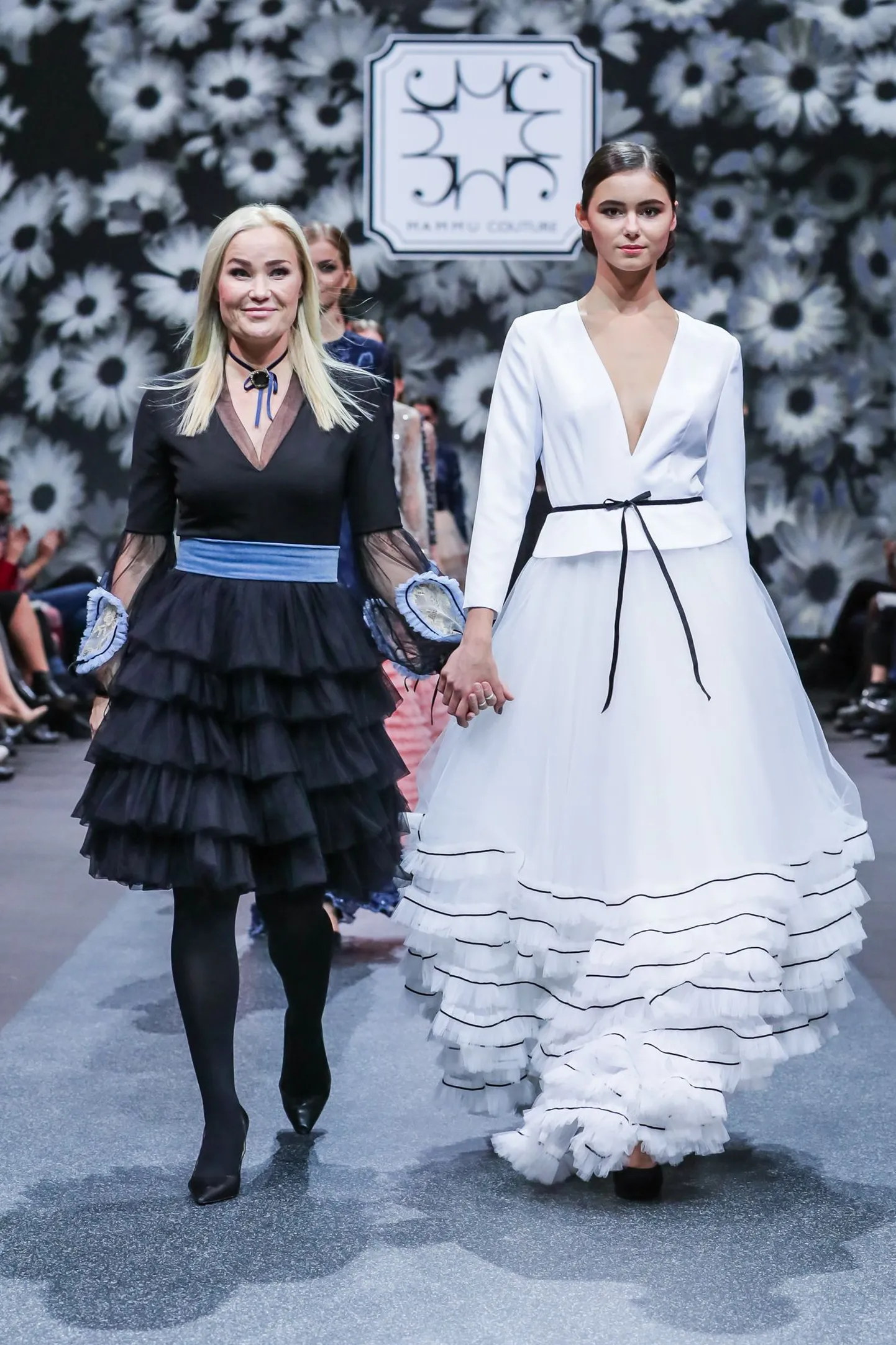 Mammu Couture moeshow Tallinna moenädalal. Fotol Maria Tammeorg modelliga.