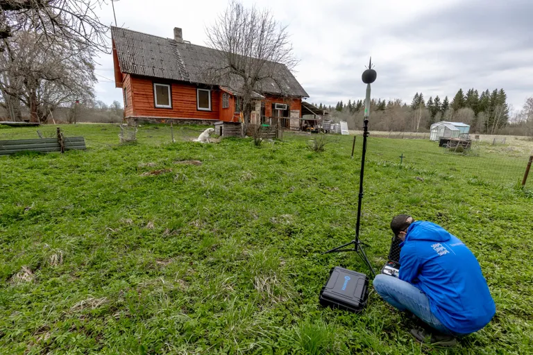 Mõõdistuste tegemiseks oli vajalik kinnistuomanike luba.