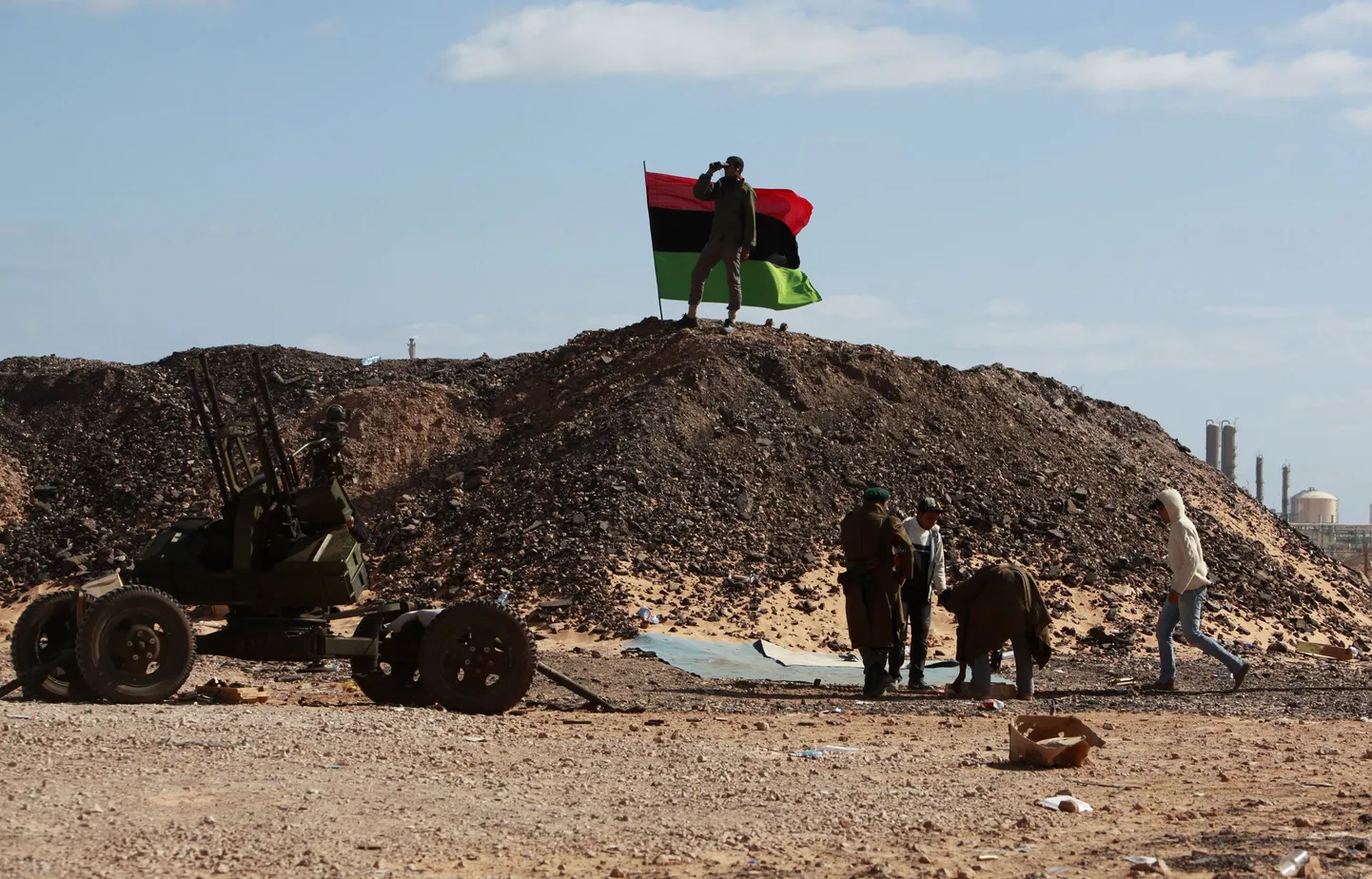 Сторонники ливийской оппозиции.