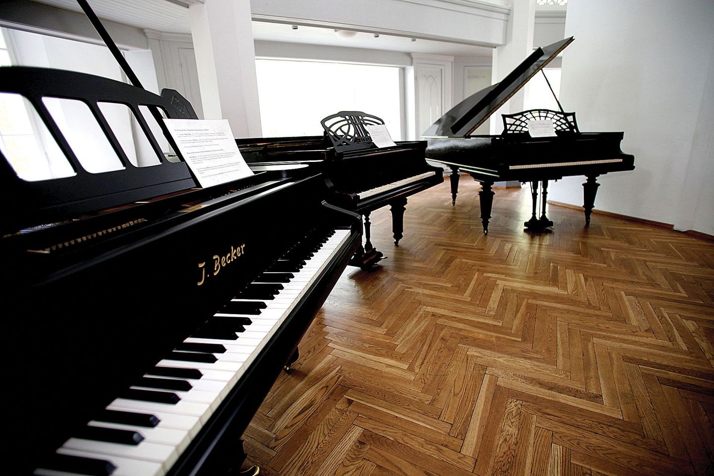 Klaverid näitusel «Tartu Ülikooli rektorite, doktorite ja akadeemikute klavereid».