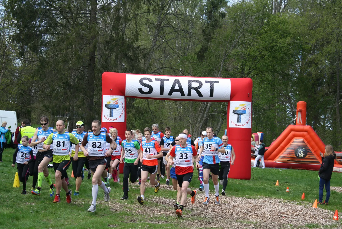Start Hummuli 32. pargijooksu põhidistantsile on antud. Rajale on ruttamas 40 jooksusõpra.
