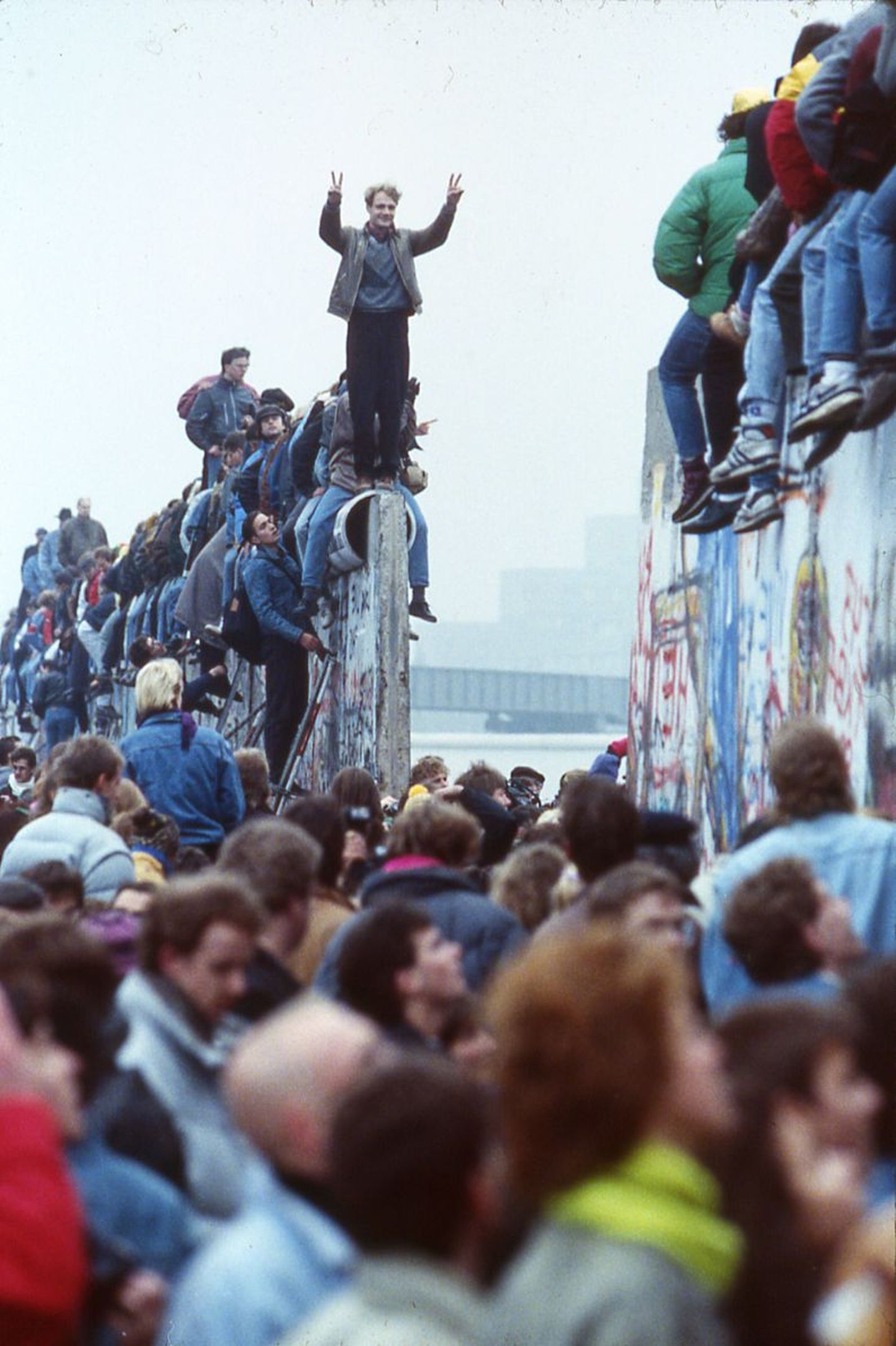 Berliini müüri langemine.